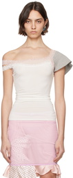 ALL-IN White Double Tank Top
