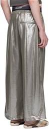 Doublet Silver Chain Link Track Pants