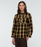 Dries Van Noten - Checked cotton flannel overshirt