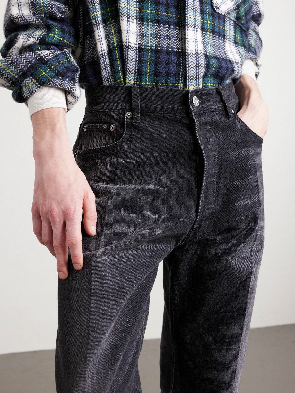 CELINE - Boyfriend Straight-Leg Jeans - Black