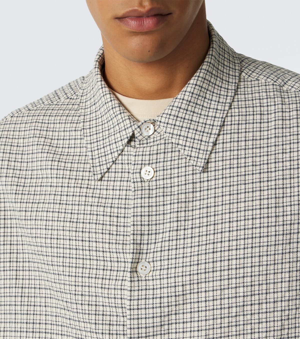 Studio Nicholson Checked cotton shirt