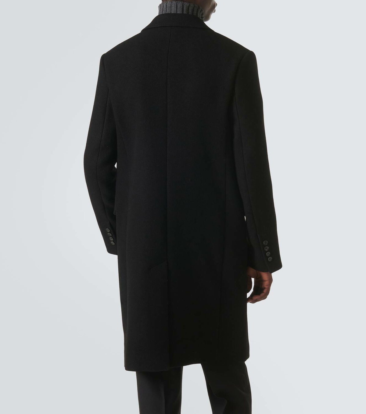 Ami Paris Single-breasted wool coat