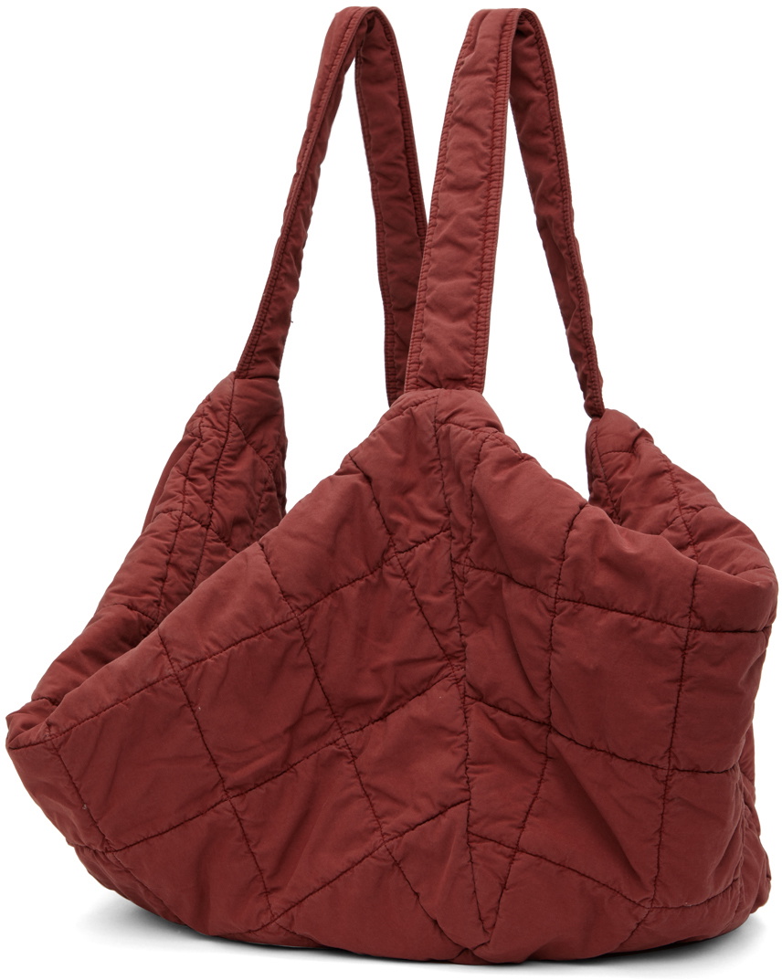 LEMAIRE Red Large Wadded Tote Lemaire