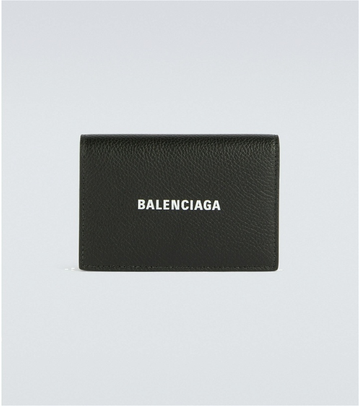 Photo: Balenciaga - Cash leather wallet