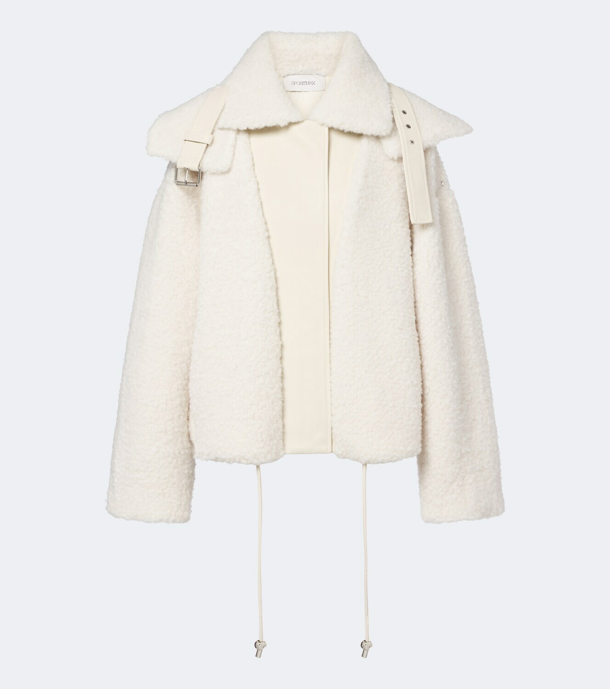Sportmax Teddy-trimmed jacket