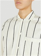 Striped Classic Pyjama Shirt in White