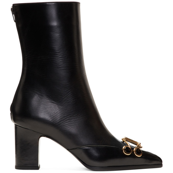 Olivier Theyskens Black Swanson Boots