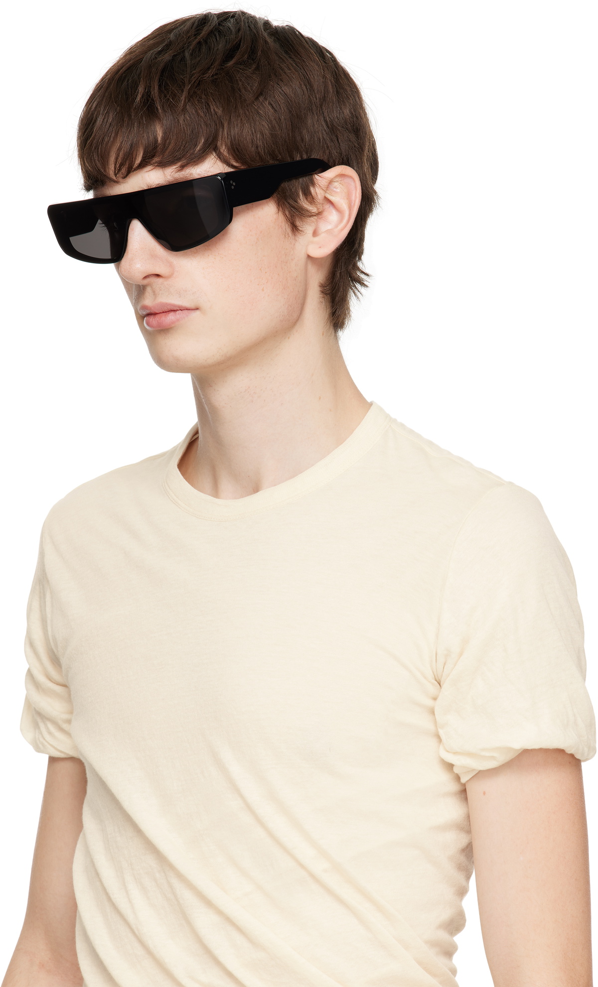 Rick Owens Black Hollywood Performa Sunglasses Rick Owens