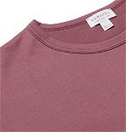 Sunspel - Cotton-Jersey T-Shirt - Burgundy