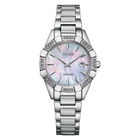 Citizen Eco-Drive Diamond Mother of Pearl Dial Ladies Watch EW2650-51D