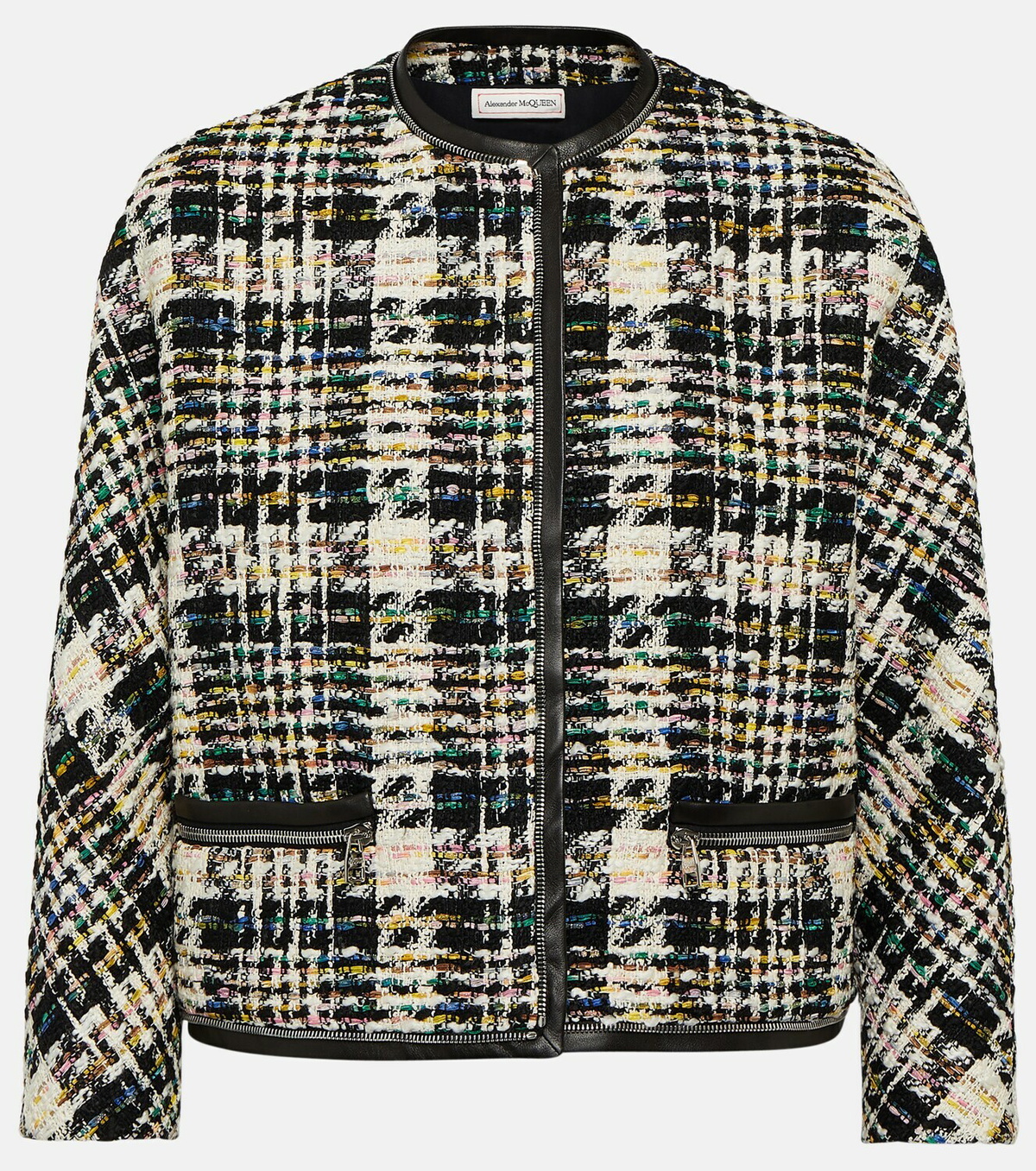 Alexander McQueen Checked tweed jacket Alexander McQueen