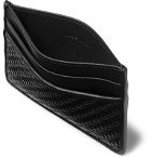 Ermenegildo Zegna - Pelle Tessuta Leather Cardholder - Black