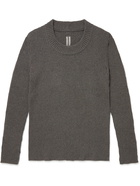 Rick Owens - Ribbed Recycled Cashmere and Wool-Blend Sweater - Brown