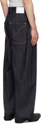 SAGE NATION Navy Welt Jeans