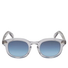 Moscot Mekler Sunglasses in Light Grey/Denim Blue