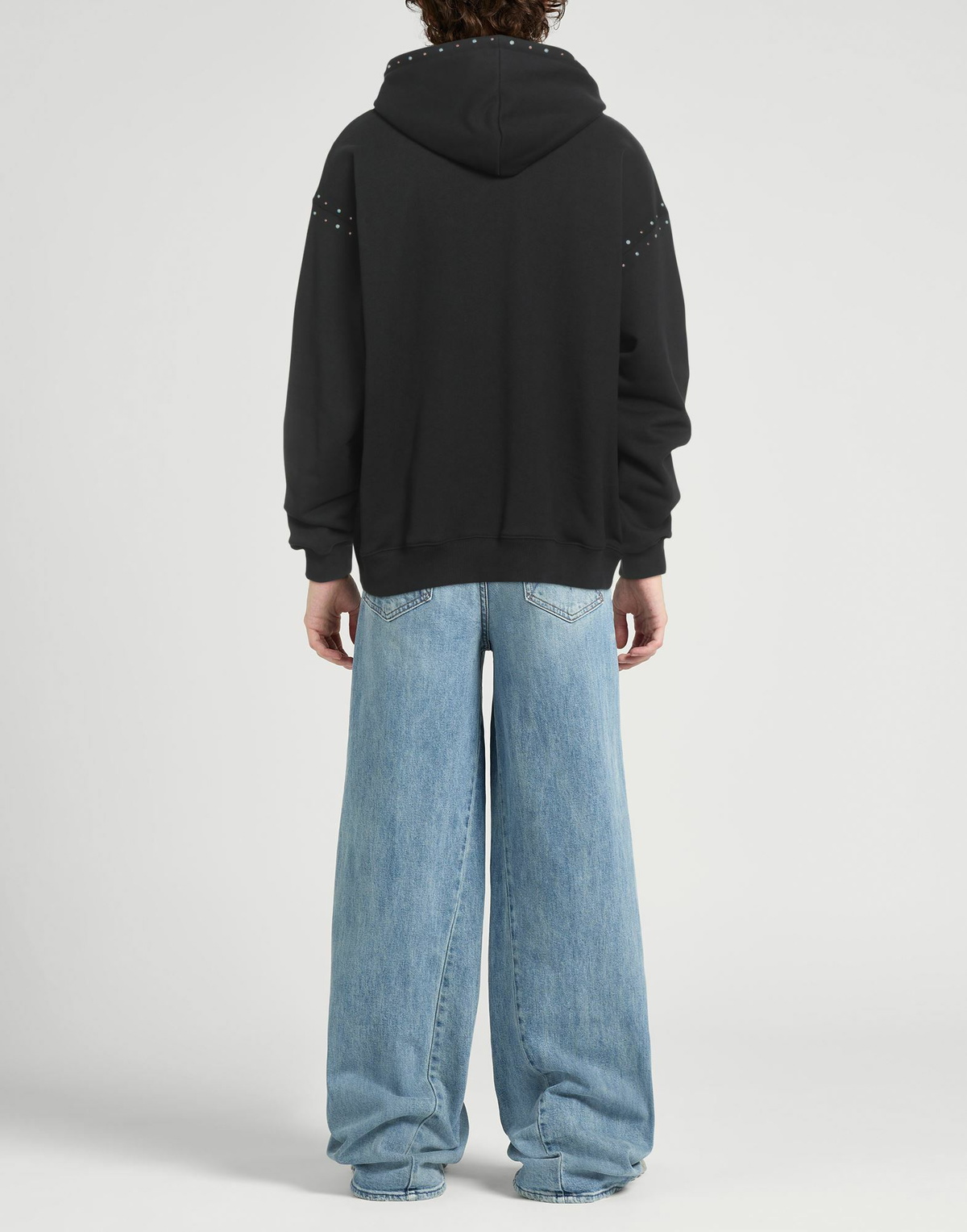 Msgm Mens Sweatshirt in Black