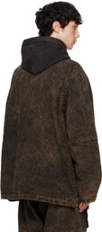 MISBHV Brown Parka Denim Jacket