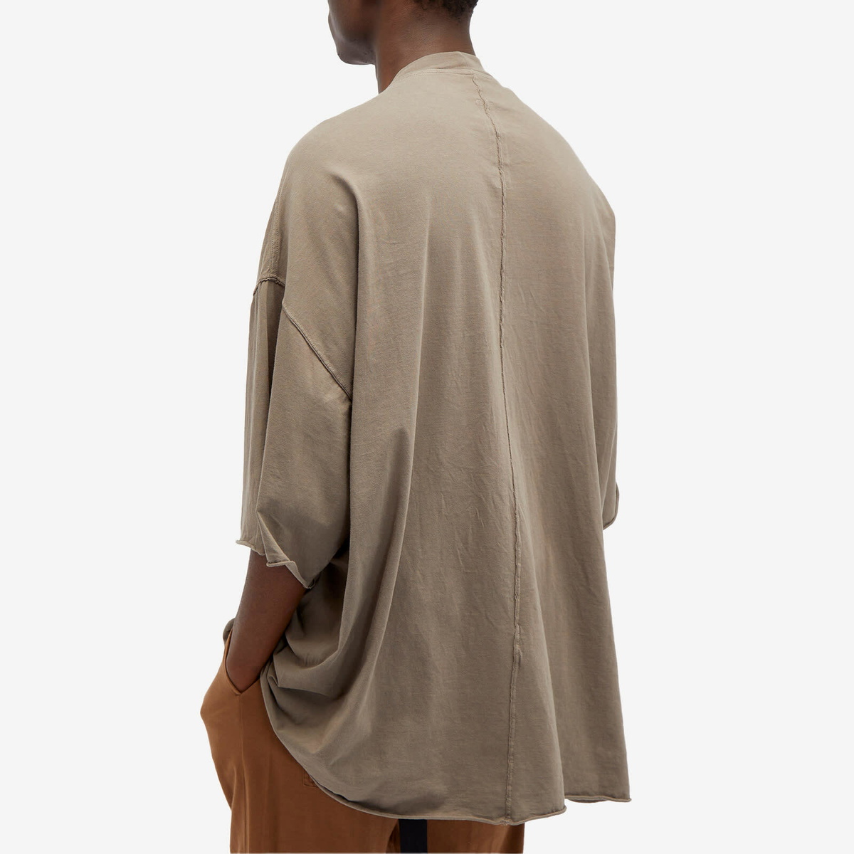 Rick Owens DRKSHDW Men\u0027s Mediumweight Tommy T-Shirt in Dust Rick