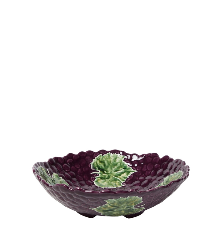 Photo: Bordallo Pinheiro Grapes earthenware salad bowl