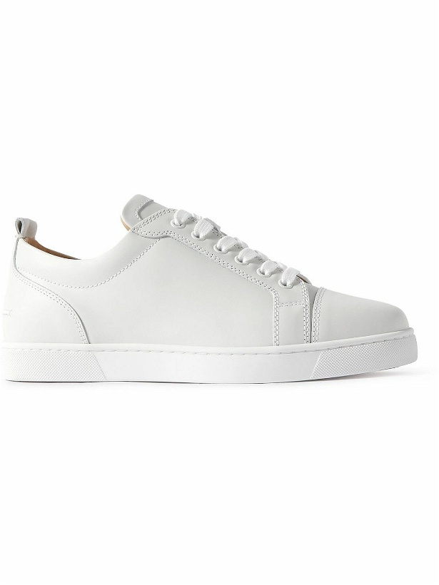 Photo: Christian Louboutin - Louis Junior Leather Sneakers - White