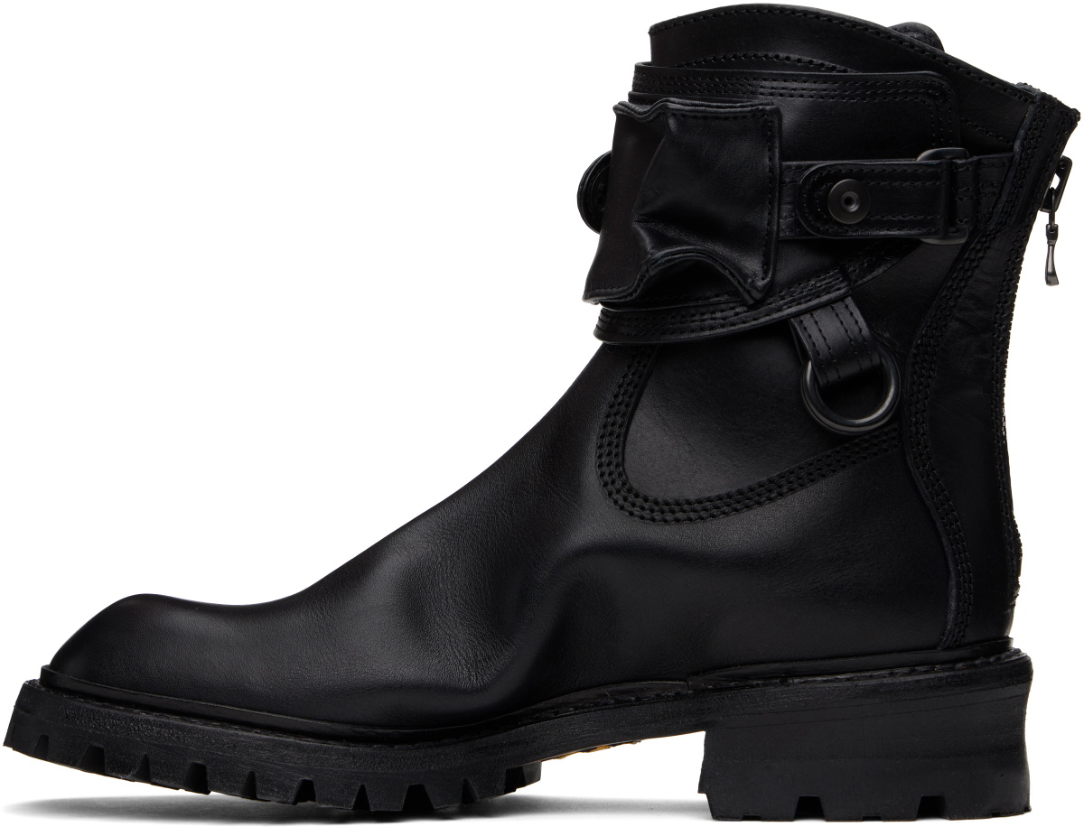 Julius Black Holster Boots Julius