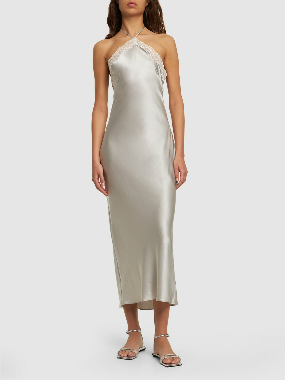 REFORMATION Aara Silk Long Dress Reformation