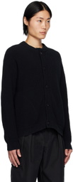 Uniform Bridge Black Round Neck Cardigan