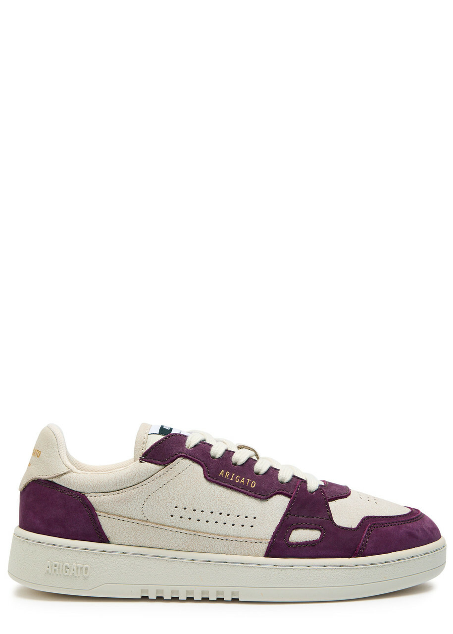 Axel Arigato Dice Lo Panelled Suede Sneakers Beige