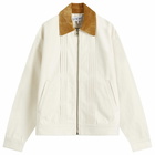 Loewe Men's Denim Work Jacket in Ecru