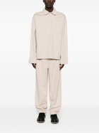 The Frankie Shop Neutral Ray Cotton Polo Shirt