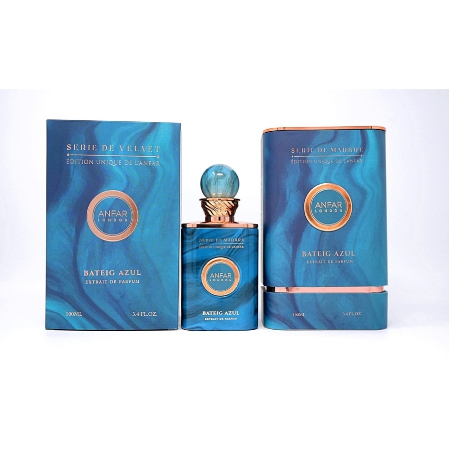 Anfar Unisex Bateig Azul Extrait de Parfum Spray 3.4 oz Fragrances 6292257643572