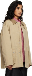 Dunst Beige Cotton Chore Jacket