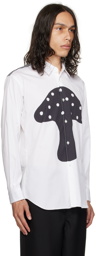 Comme des Garçons Shirt White Brett Westfall Edition Mushroom Shirt