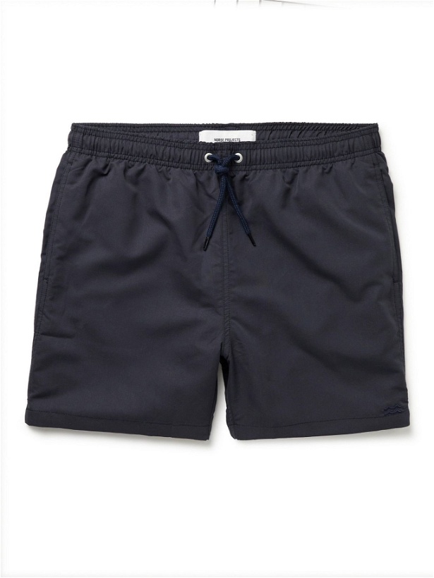 Photo: NORSE PROJECTS - Hauge Mid-Length Swim Shorts - Blue