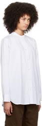 6397 White Band Collar Shirt