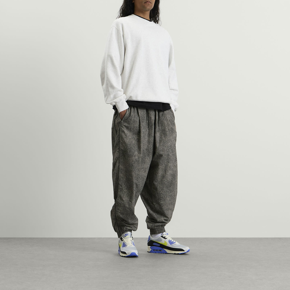 Nike Men's Club Rules AOP Track Pant in College Grey/Black