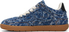GANNI Blue Denim Tapestry Sneakers