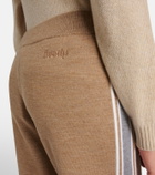 Fusalp Benada striped wool-blend straight pants