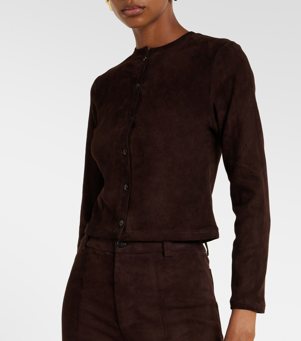 Stouls Astrid suede cardigan