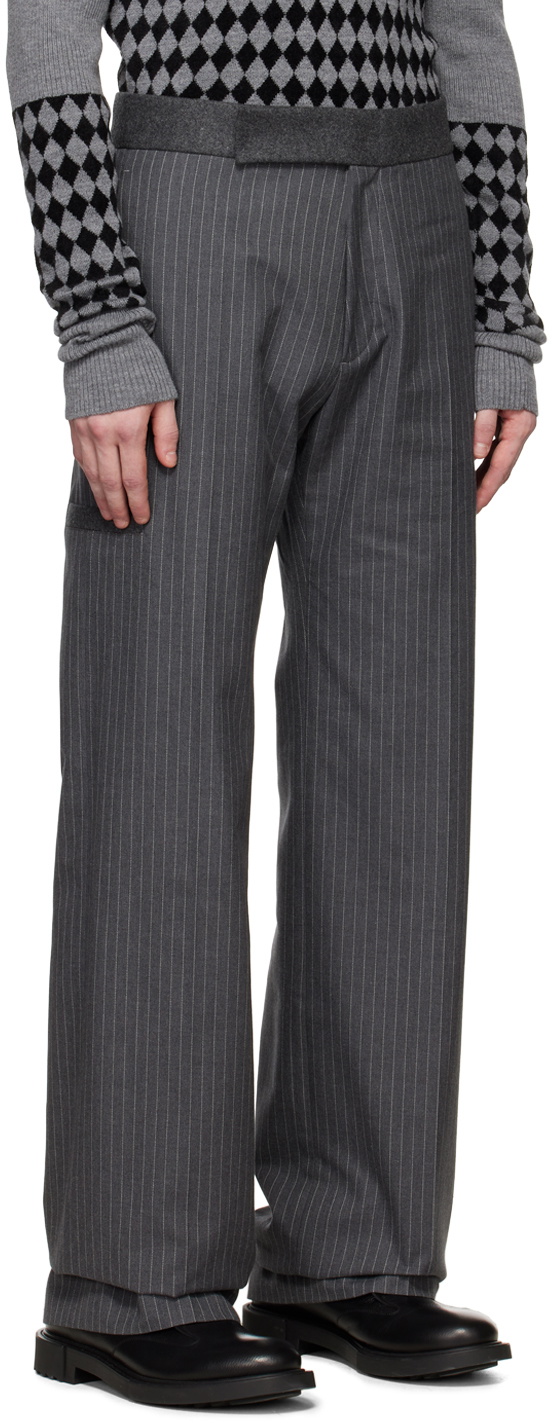 Maximilian Davis Gray Drayton Trousers