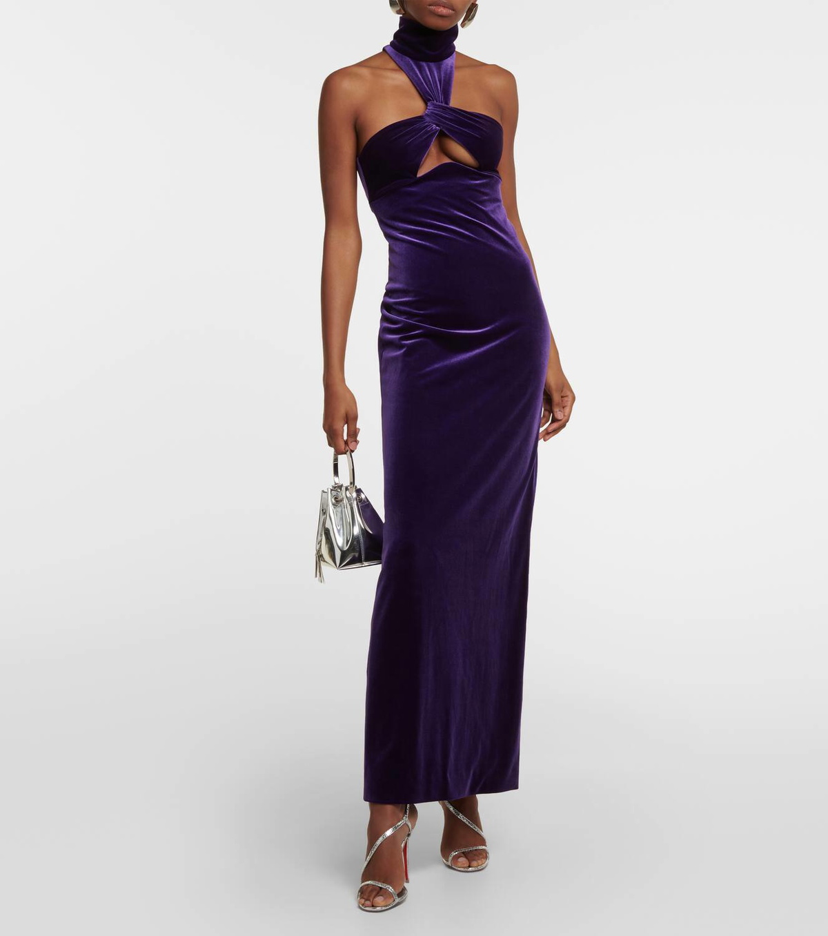 Galvan Cleveland velvet gown Galvan
