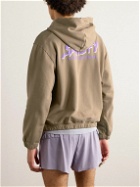 Satisfy - Logo-Print Organic SoftCell™ Cotton-Jersey Hoodie - Neutrals