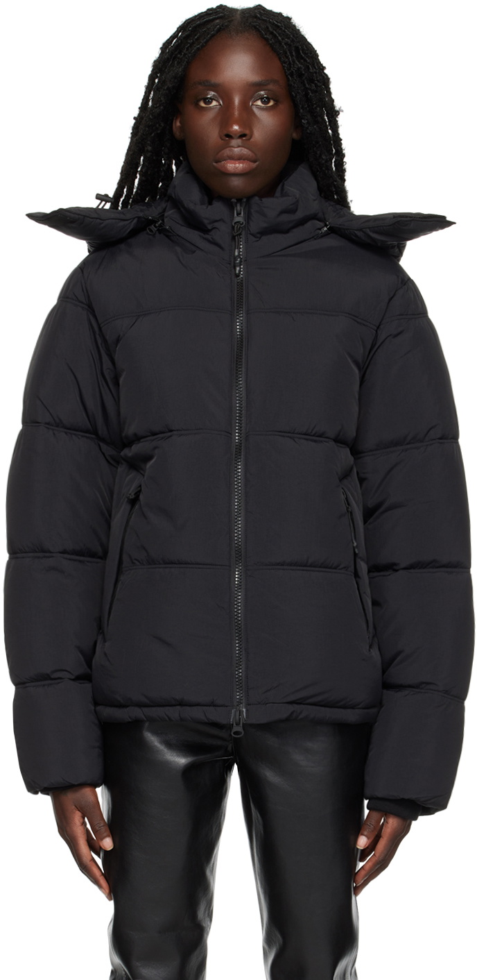 The Very Warm Black Hooded Puffer Jacket