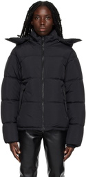 The Very Warm Black Hooded Puffer Jacket