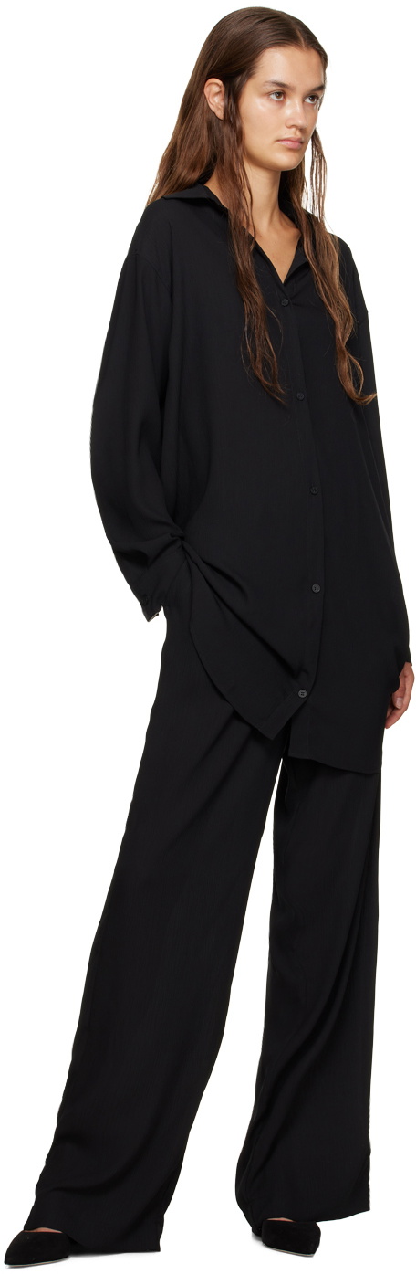 Han Kjobenhavn Black Fluid Trousers