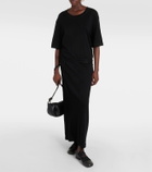 Lemaire Laced leather ballet flats