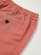 Mr P. - Cotton and Linen-Blend Twill Drawstring Shorts - Pink