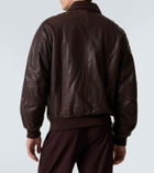 Calvin Klein Collection Johnson leather blouson