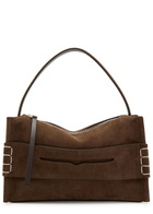 JW Anderson Loafer Suede Shoulder bag - Brown - One Size