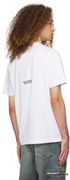 Palm Angels White Ski Club Classic T-Shirt